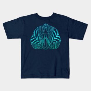 Peacock Blues Kids T-Shirt